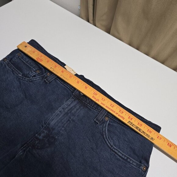 Levi’s 511 Jeans Mens 33x32 (Fits 33x31.5) Slim Straight Dark Wash Denim READ - Picture 10 of 14